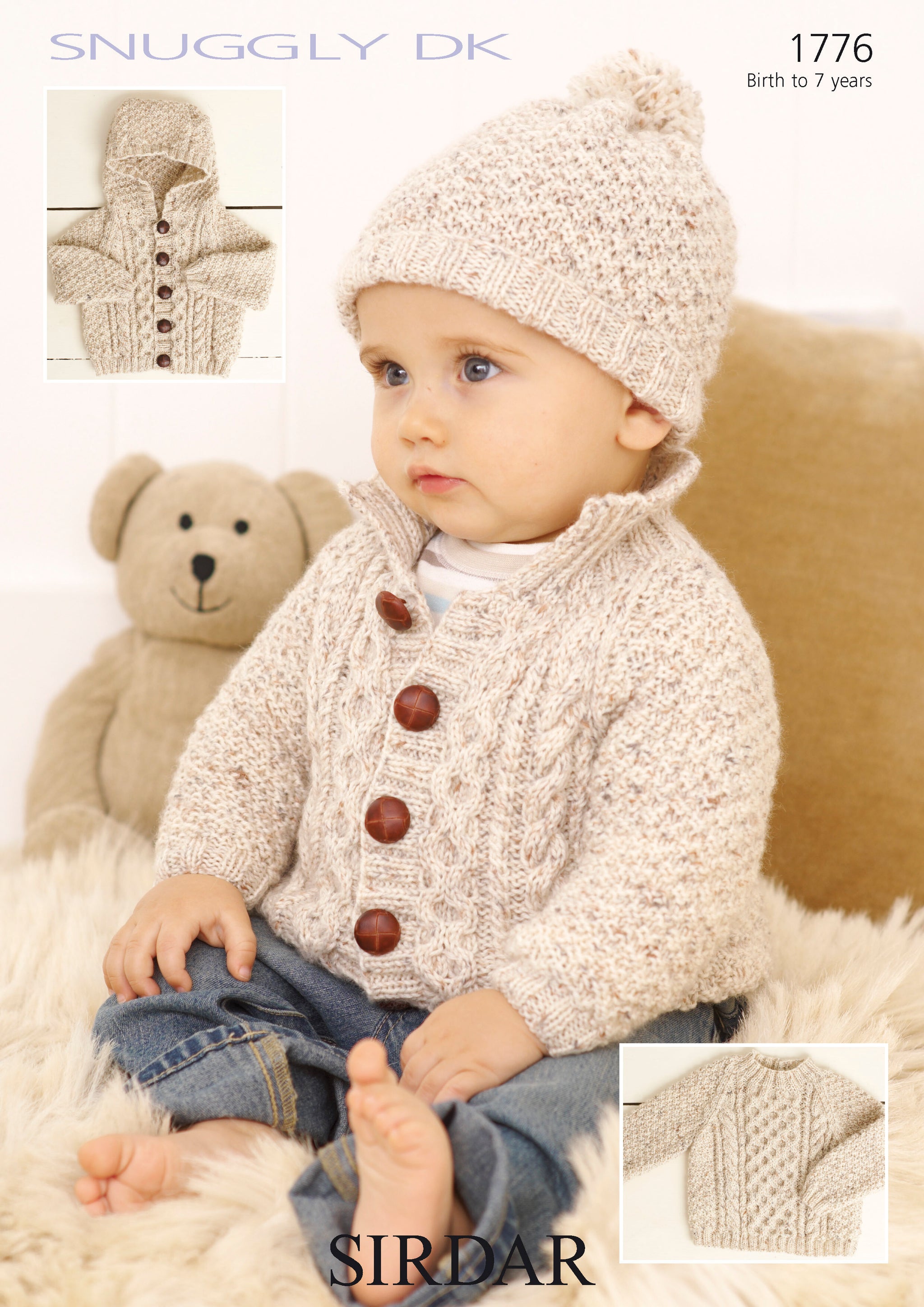 Sirdar Snuggly DK Knitting Pattern 1776 Birth to 7 years
