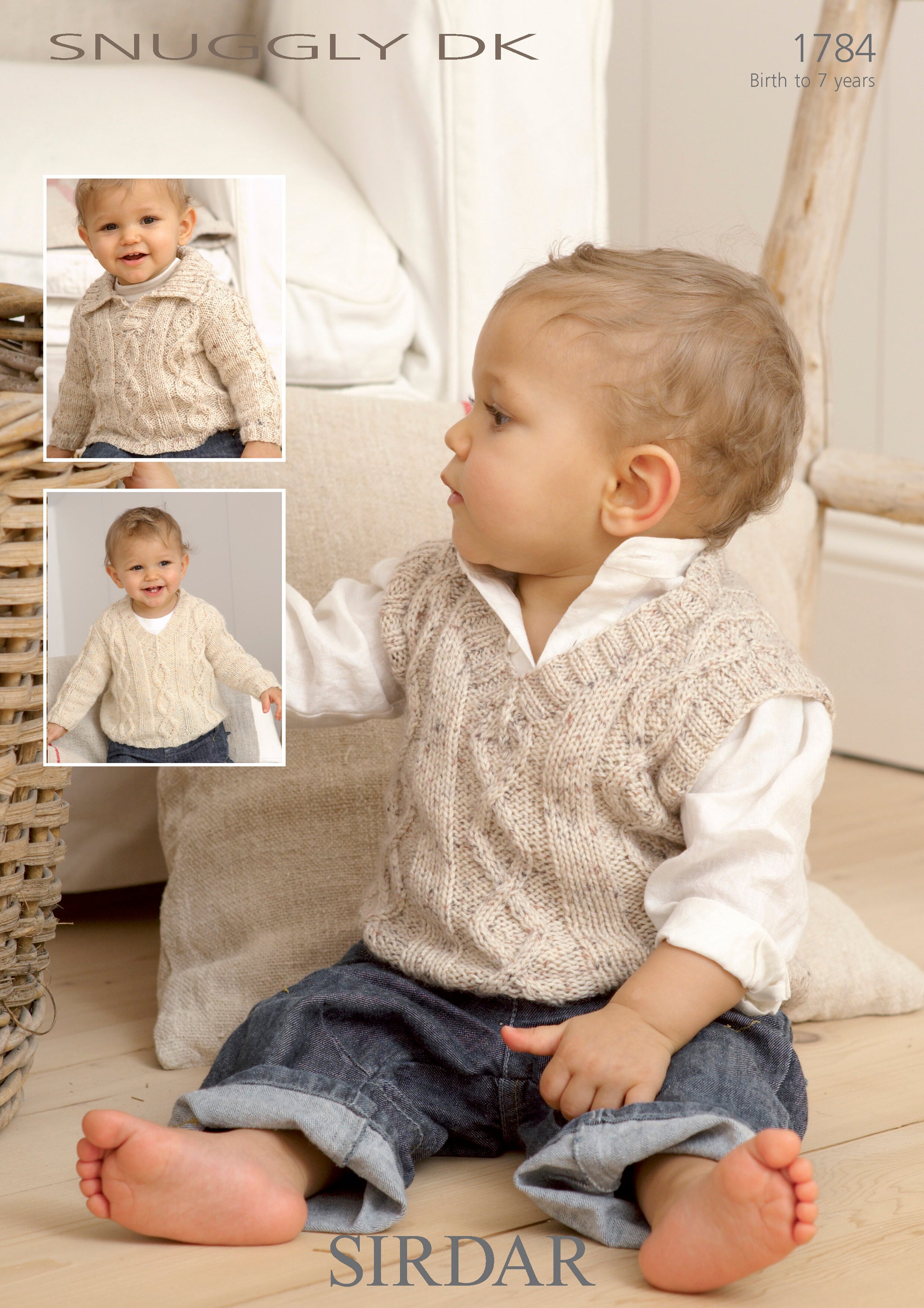 Sirdar Snuggly DK Knitting Pattern 1784 Birth to 7 years