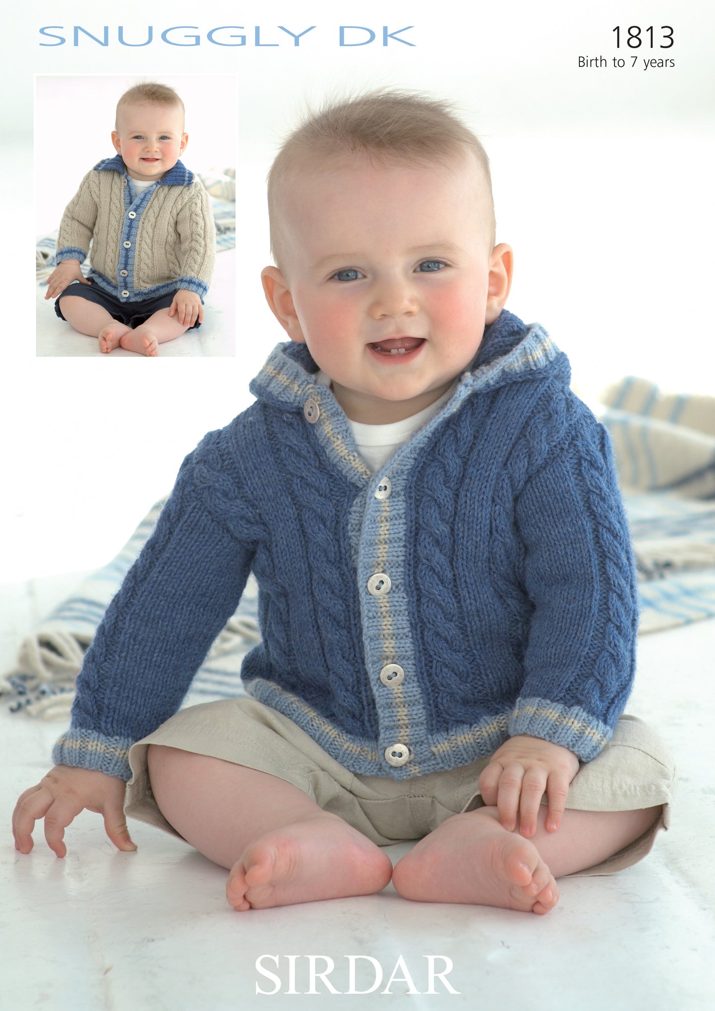 Sirdar Snuggly DK Knitting Pattern 1813 Birth to 7 years