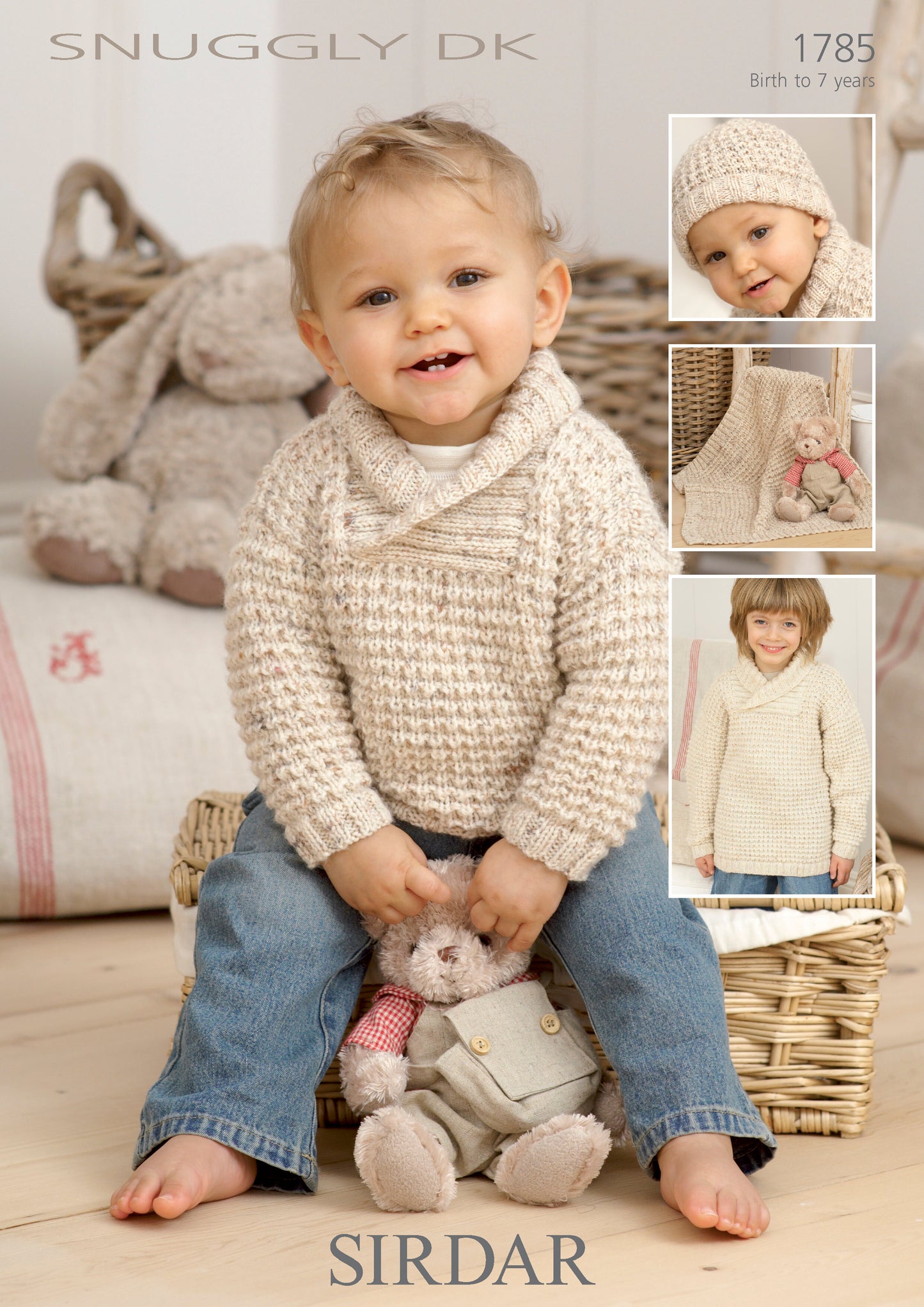 Sirdar Snuggly DK Knitting Pattern 1785 Birth to 7 years