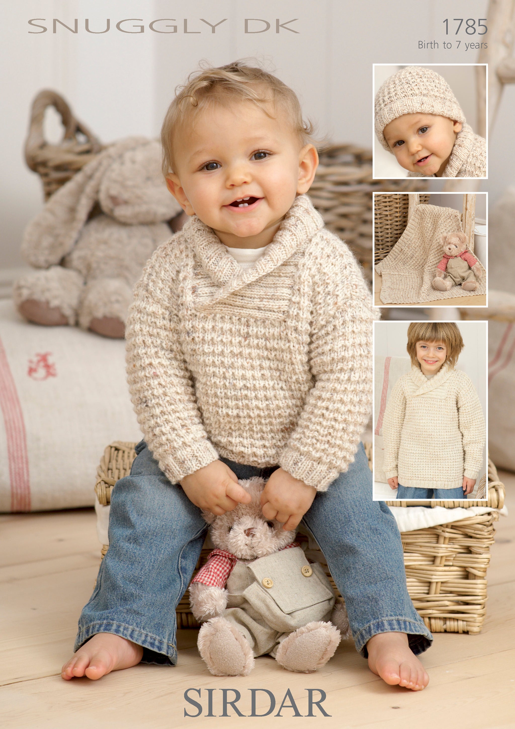Sirdar Snuggly DK Knitting Pattern 1785 Birth to 7 years