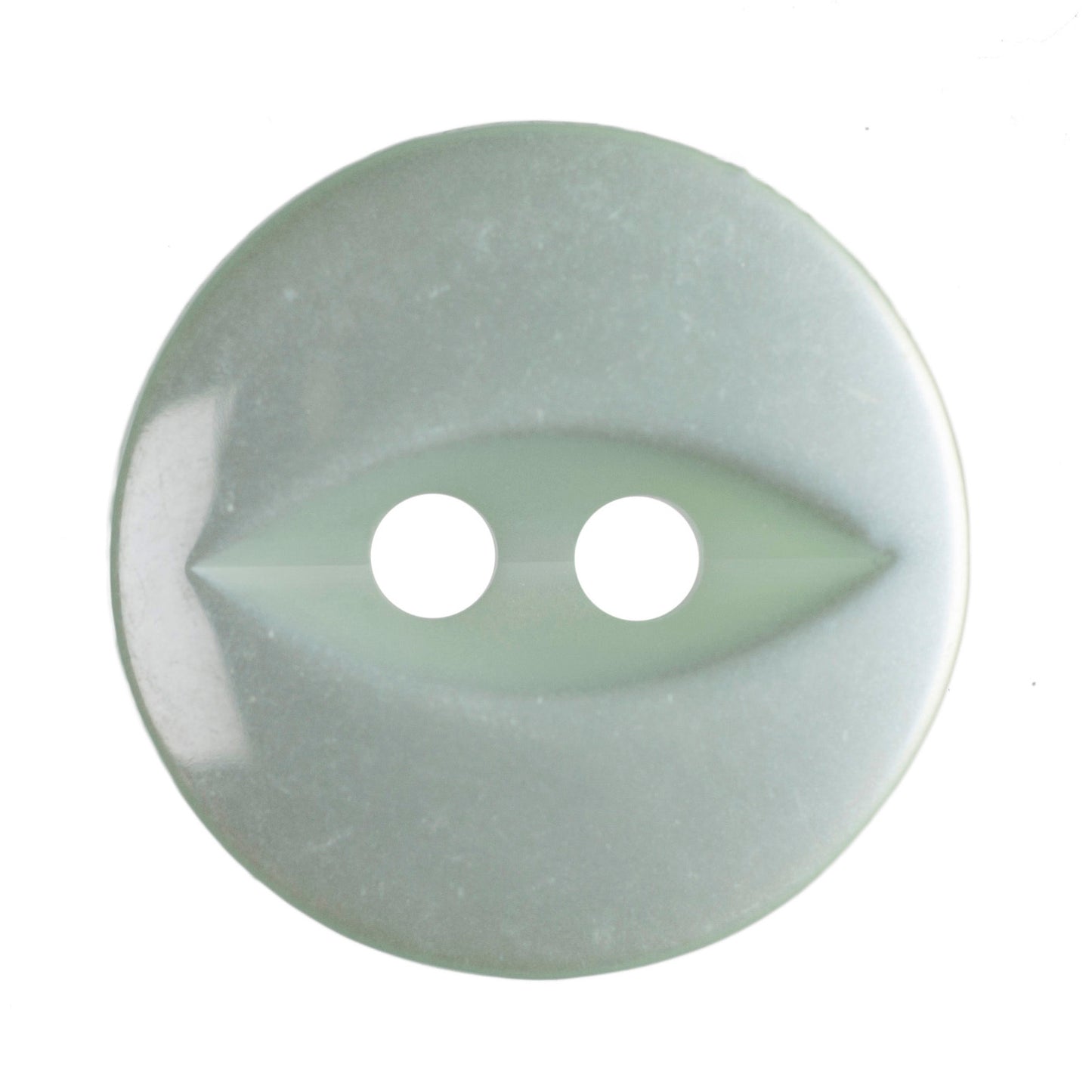 Fish Eye Button : 14mm Pale Teal