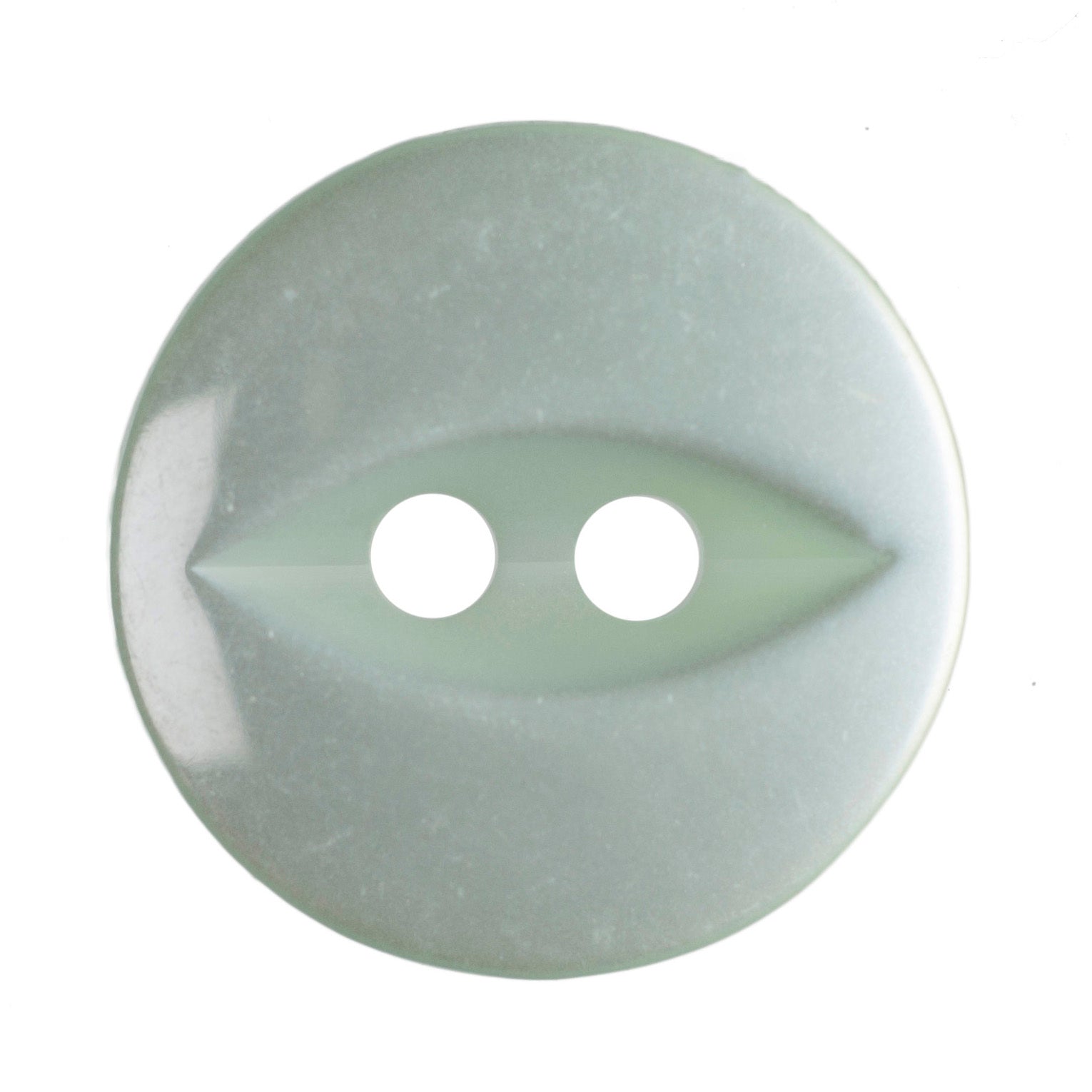Fish Eye Button : 14mm Pale Teal