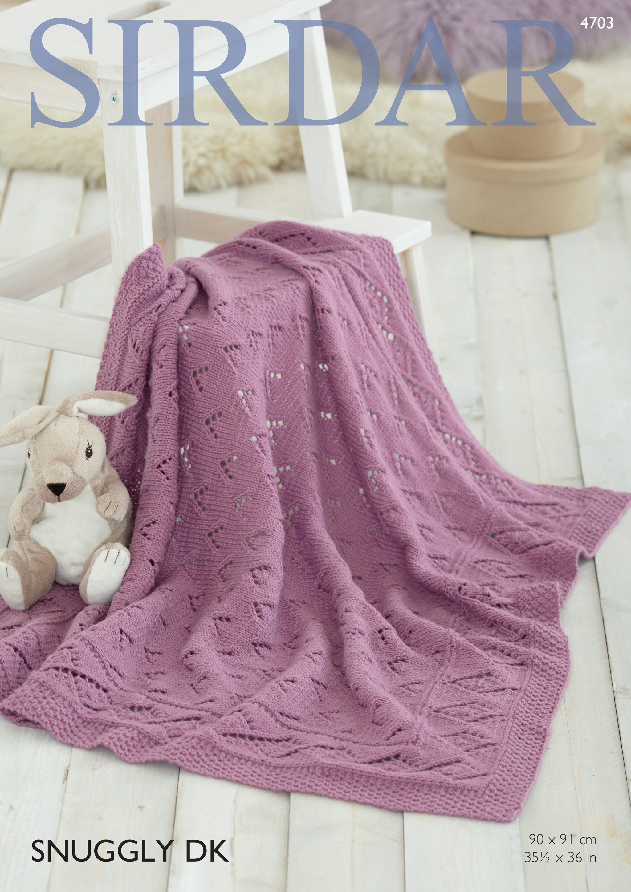 Sirdar Snuggly DK Pattern 4703 Blanket