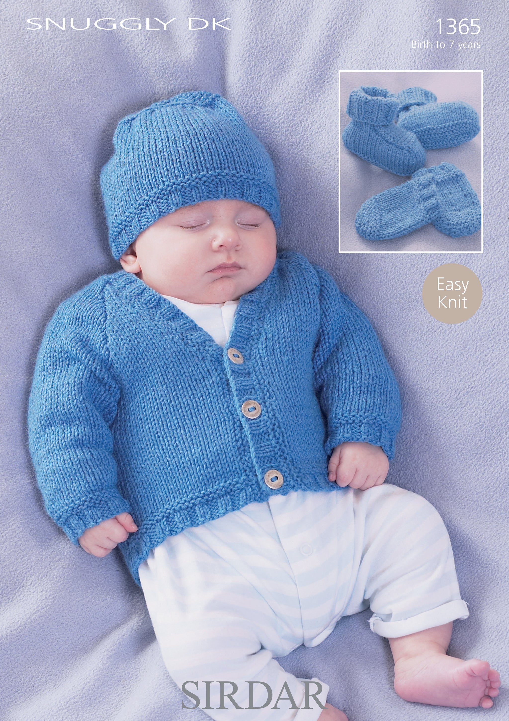 Sirdar Snuggly DK Pattern 1365 Birth to 7 Years