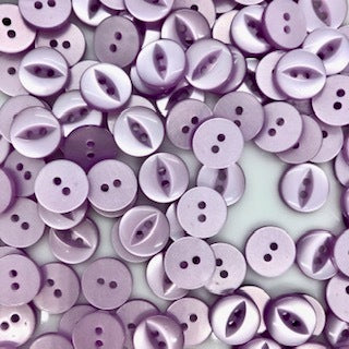 Fish Eye Button : 14mm: Lilac