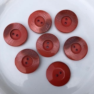 Rust Rimmed Button Size 35mm