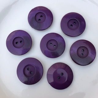 Purple Rimmed Button Size 35mm