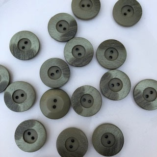 Moss Rimmed Button Size 23mm