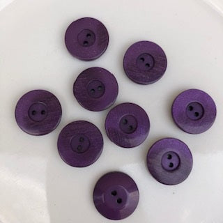 Purple Rimmed Button Size 23mm