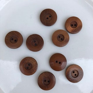 Beige Rimmed Button Size 23mm