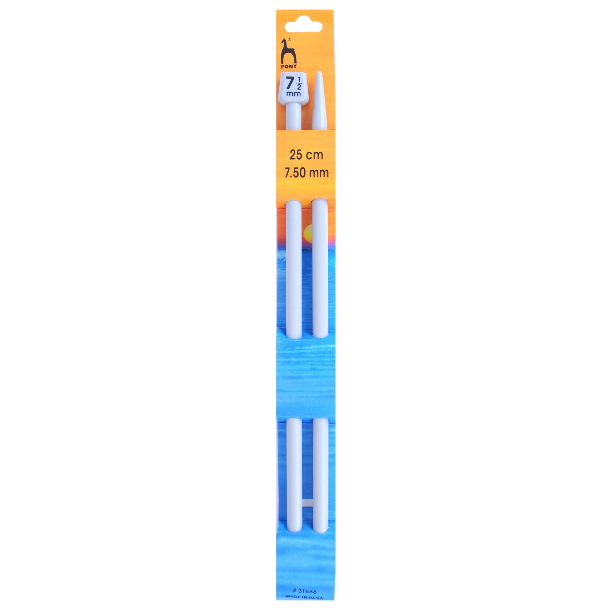 Pony Knitting Needles: 7.50mm 25cm