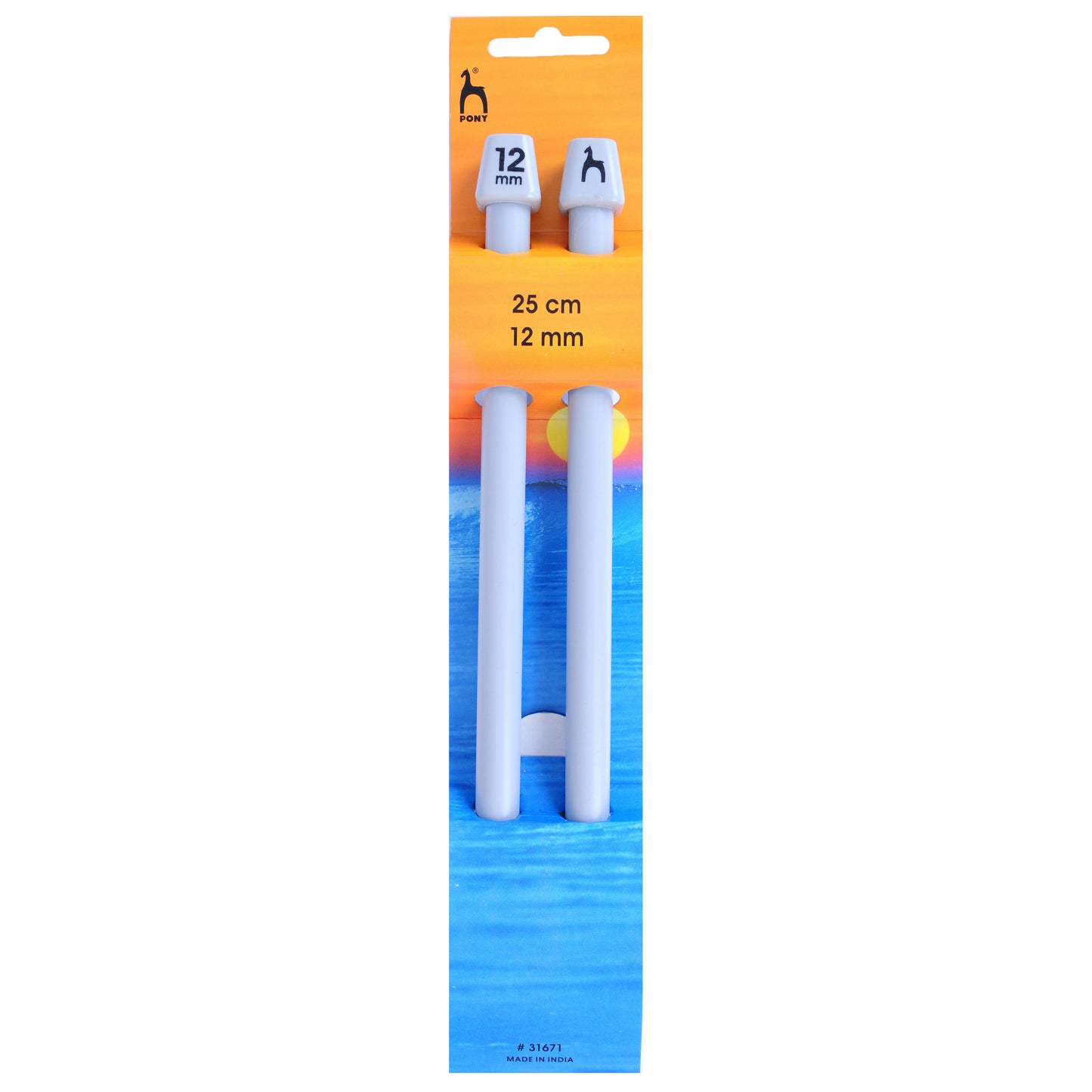 Pony Knitting Needles: 12.00mm 25cm