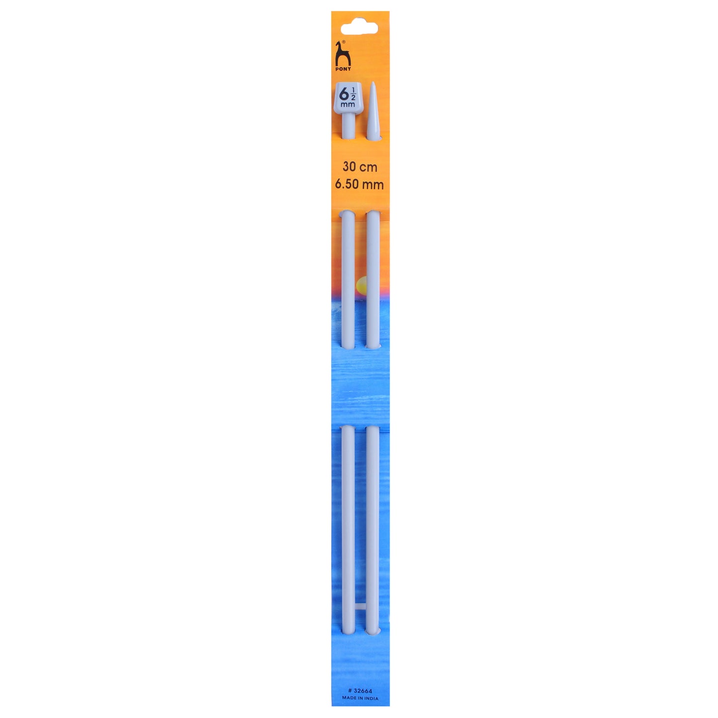 Pony Knitting Needles 6.50mm 30cm