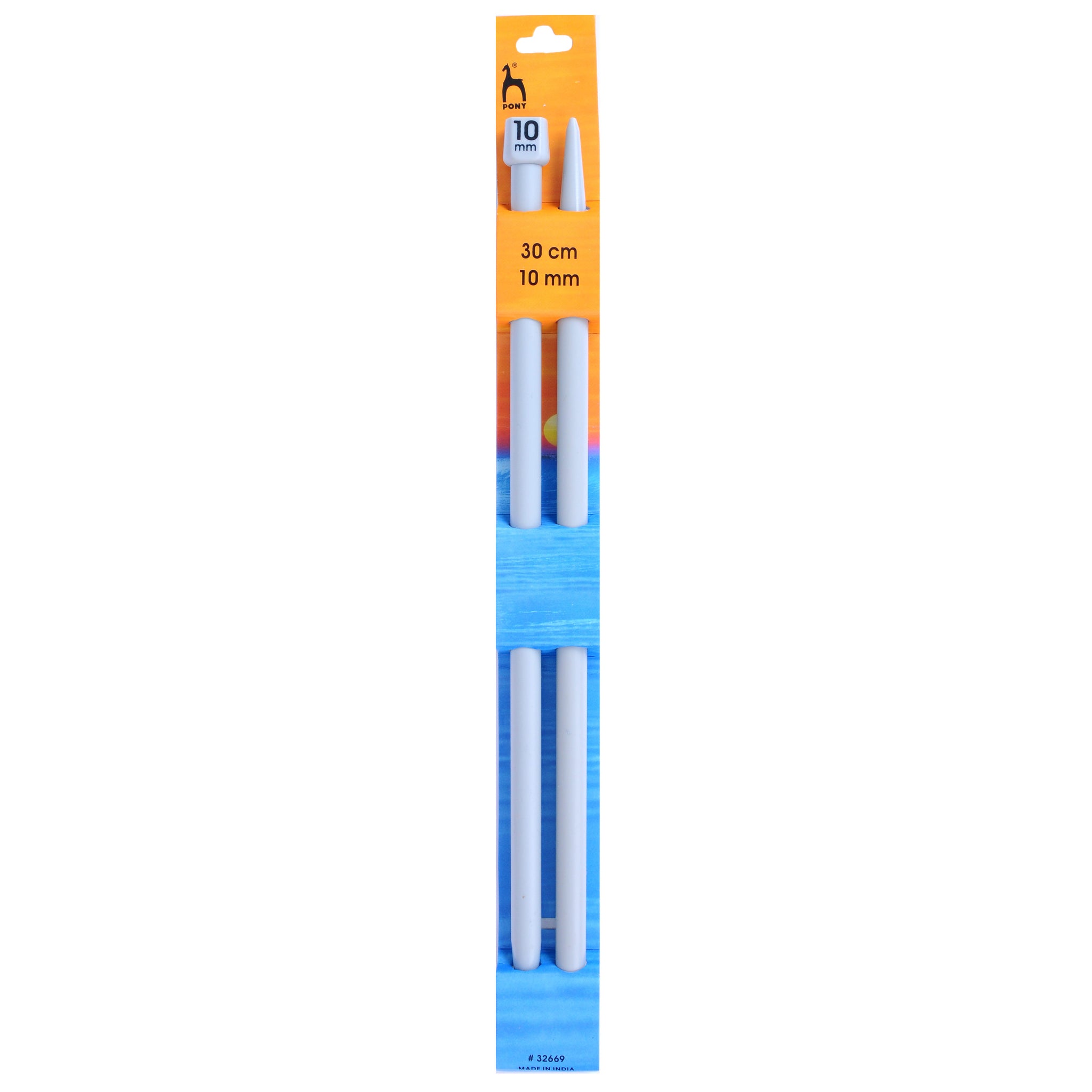 Pony Knitting Needles 10.00mm 30cm
