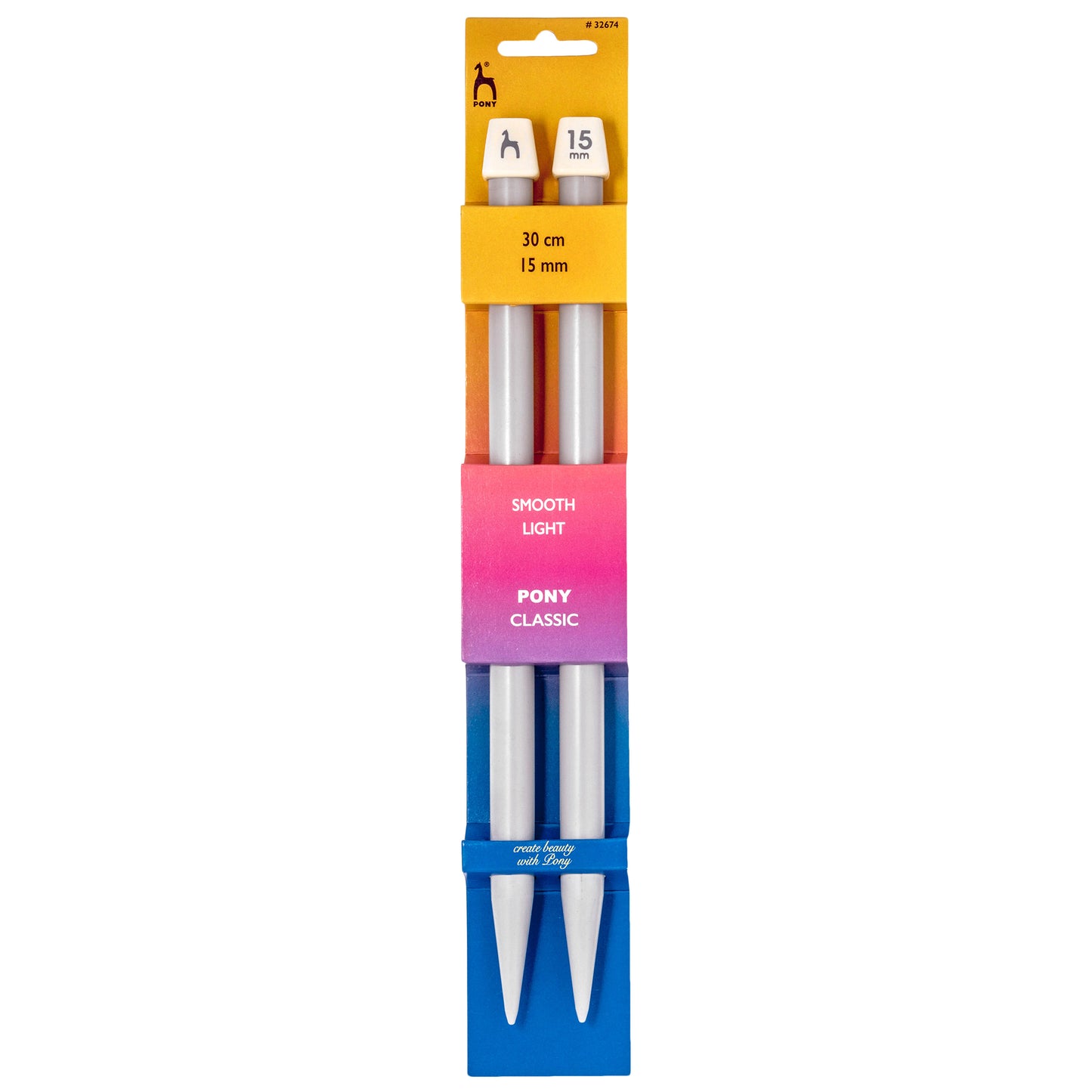 Pony Knitting Needles 15.00mm 30cm