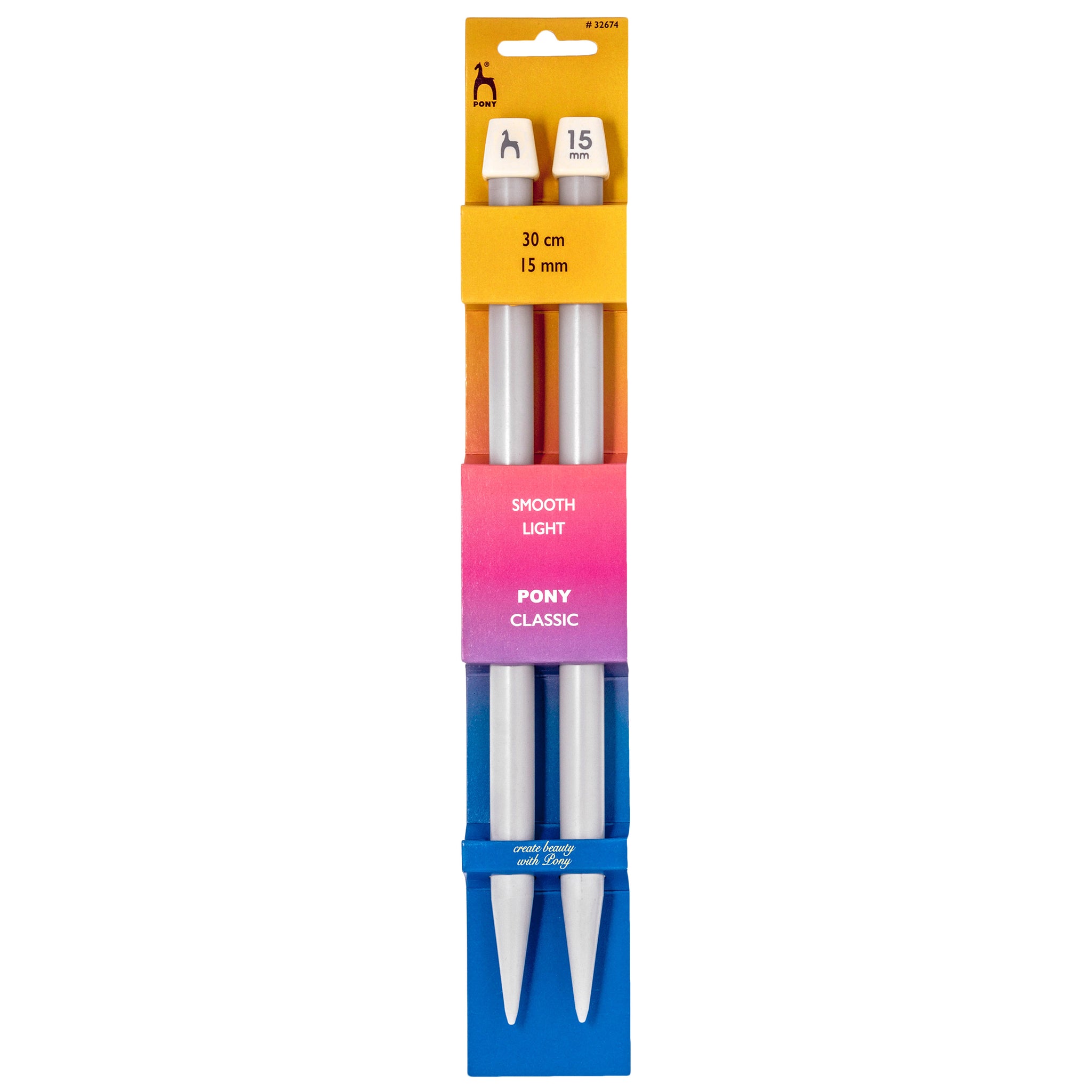 Pony Knitting Needles 15.00mm 30cm