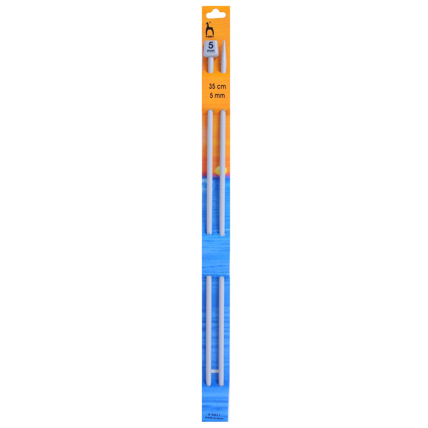 Pony Knitting Needles 6.00mm 35cm