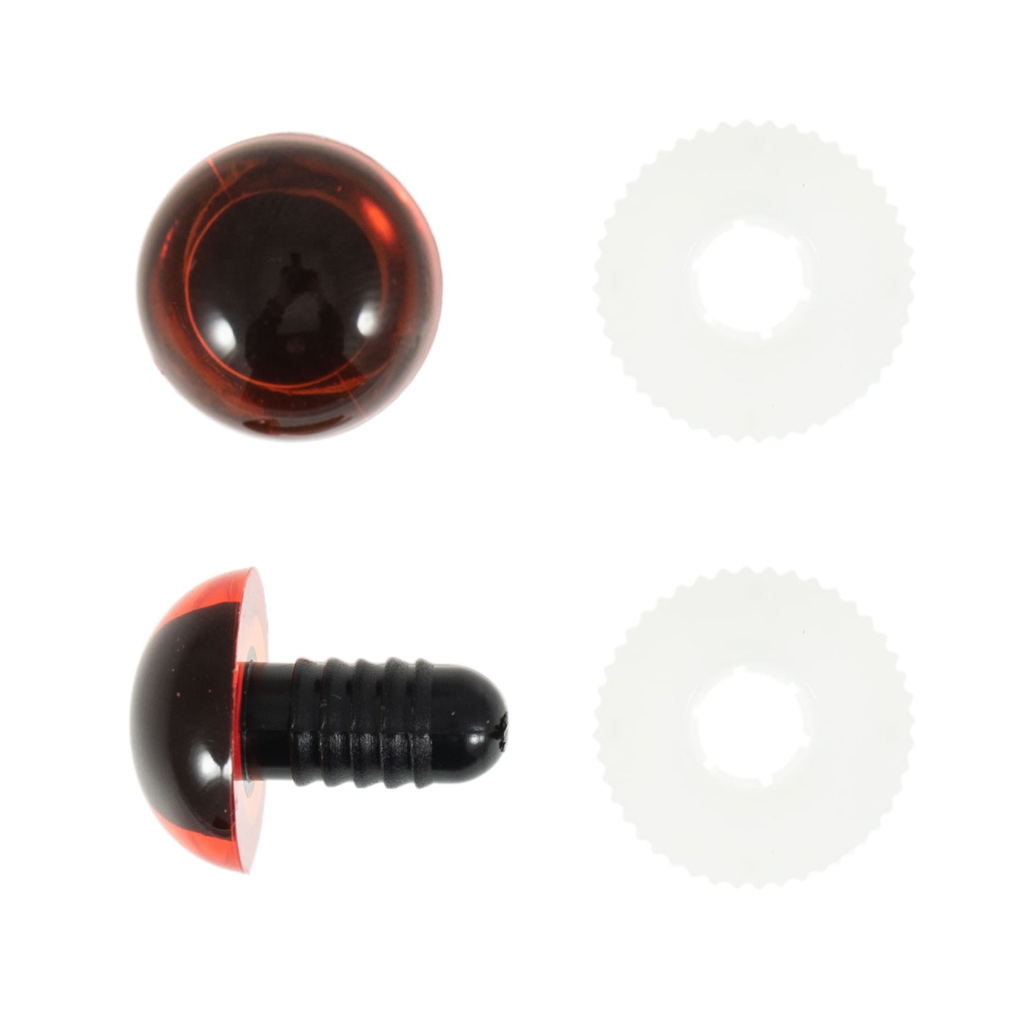 Safety Toy Eyes 21mm Amber Outer With Black Centre 1 Pair