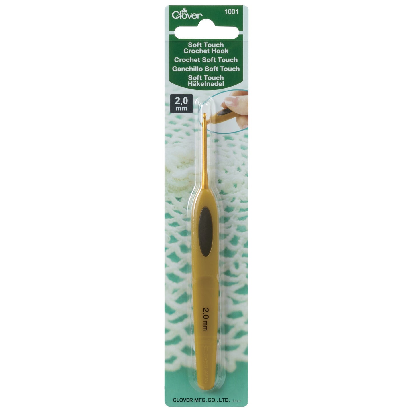 Clover Crochet Hook Soft Touch 2.00mm