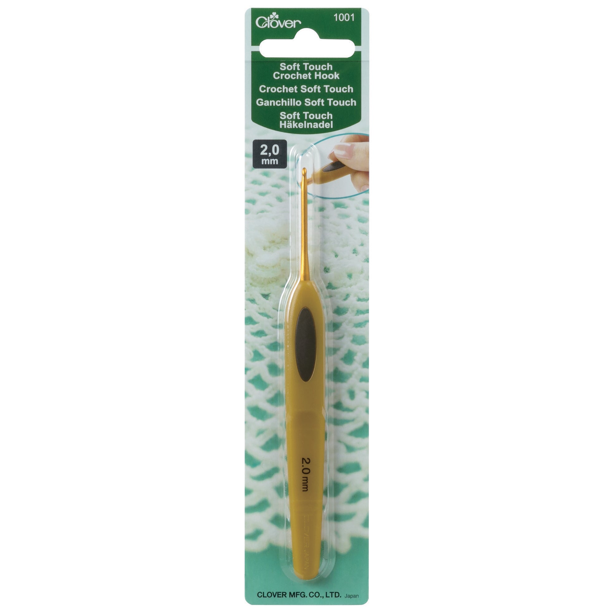 Clover Crochet Hook Soft Touch 2.00mm