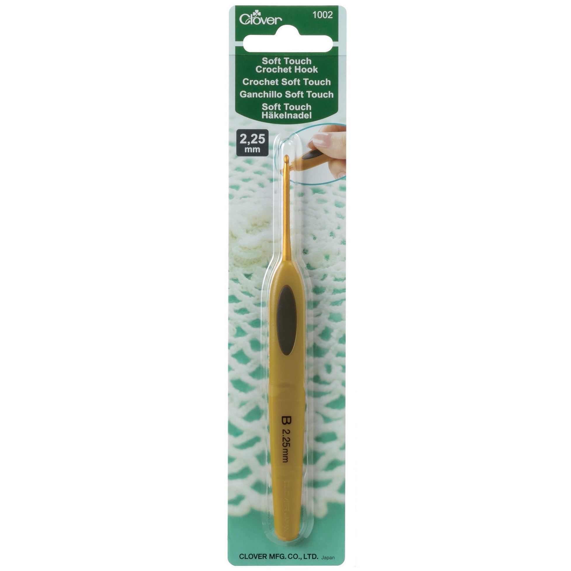 Clover Crochet Hook Soft Touch 2.25mm