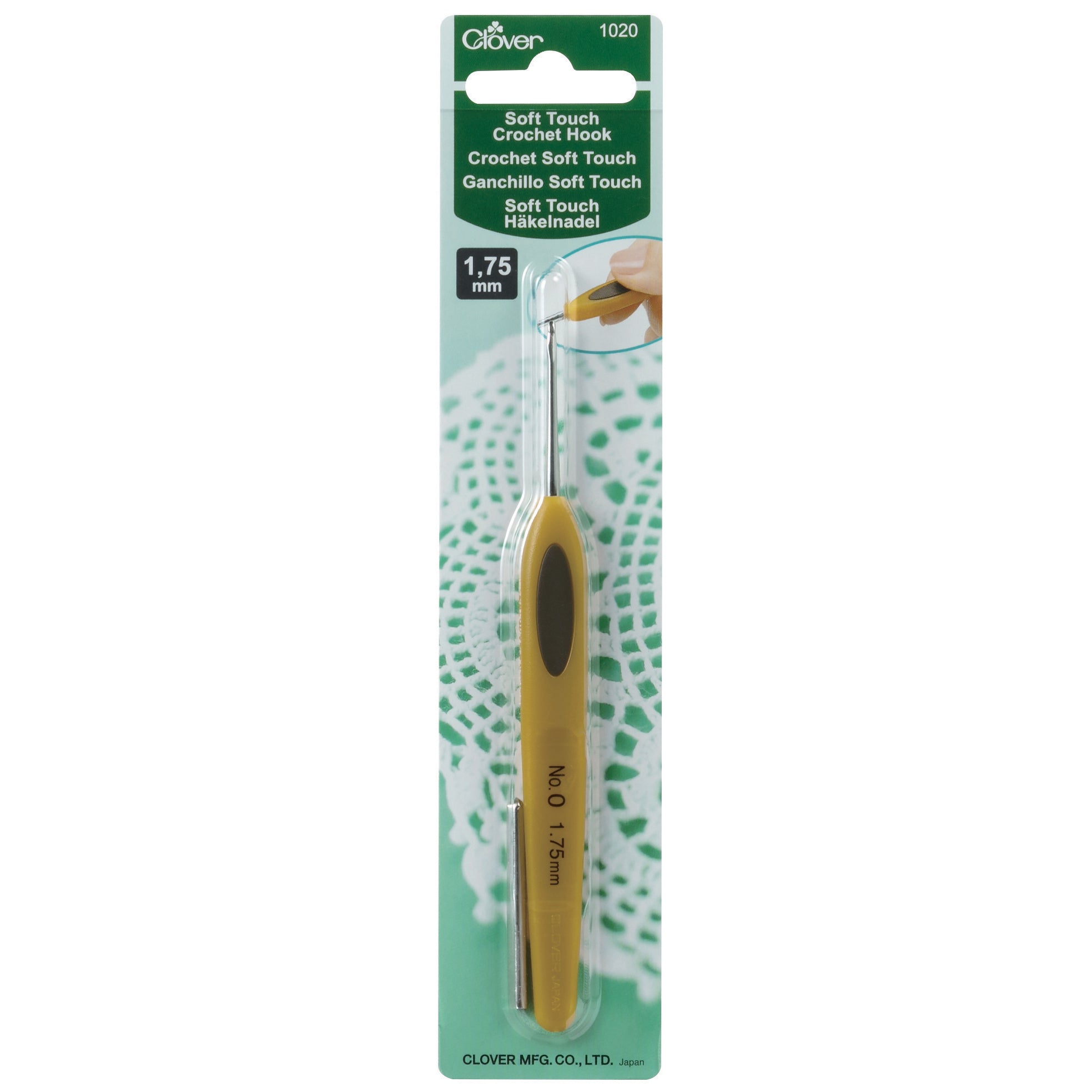 Clover Crochet Hook Soft Touch 1.75mm