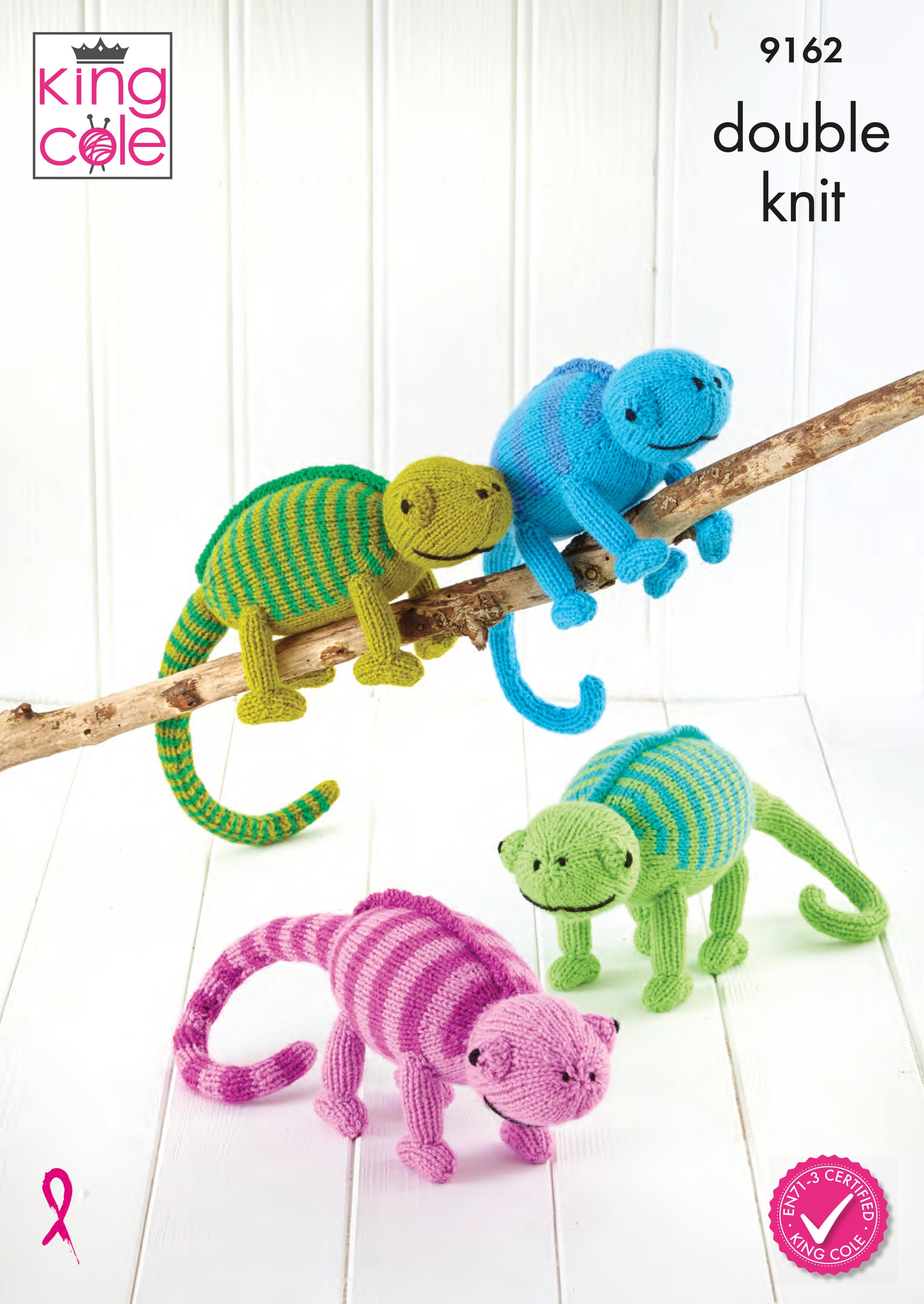 King Cole 9162 Knitted Chameleons