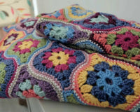 Janie Crow: Mystical Lanterns Crochet Blanket Pattern