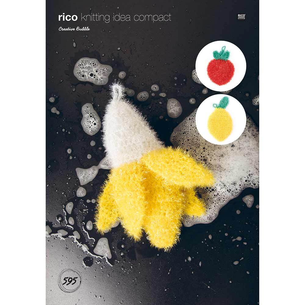 Banana, Strawberry and Lemon Shower Scrubs in Rico Creative Bubble