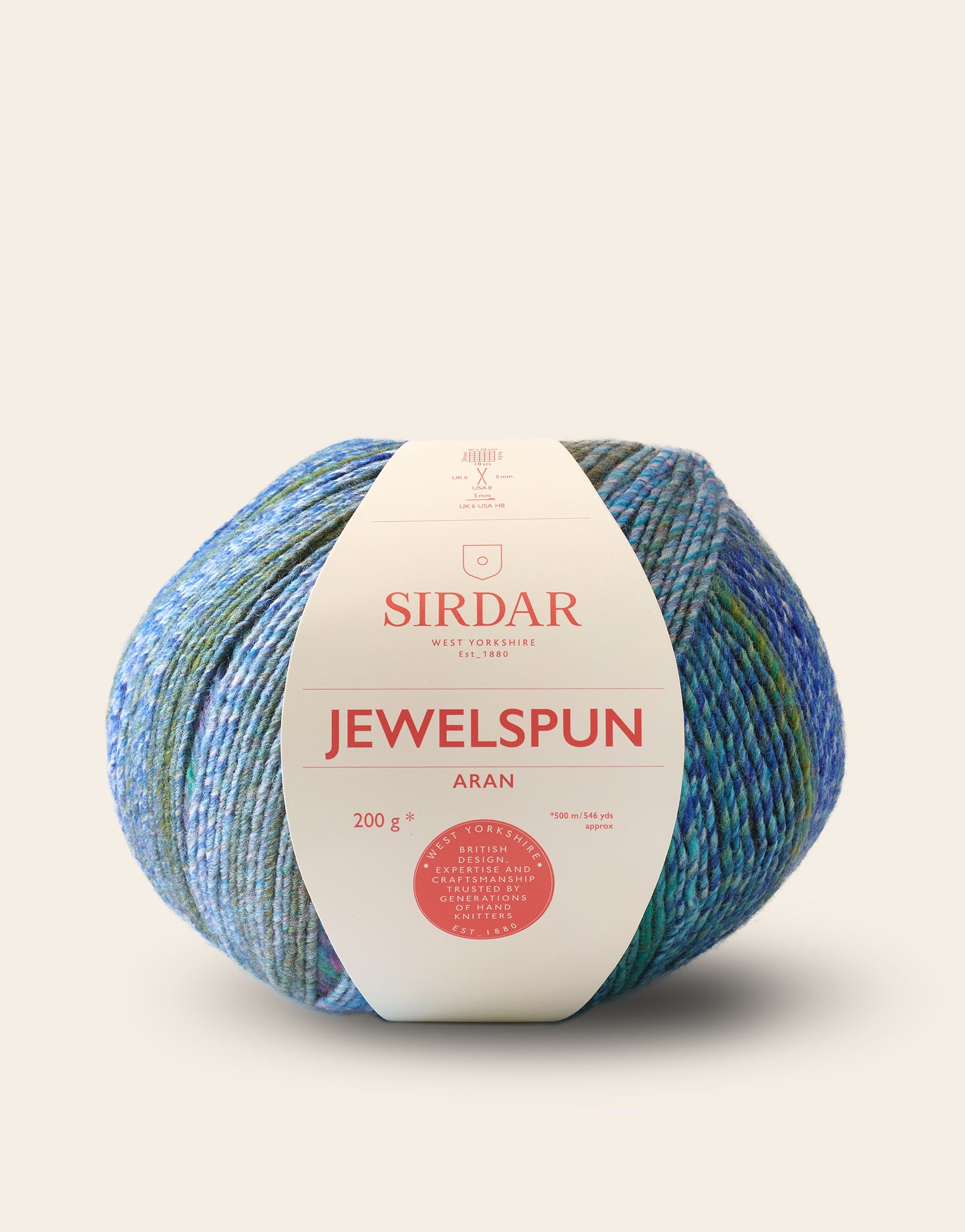 Sirdar 853 Midnight Sapphire Jewelspun Aran 200g