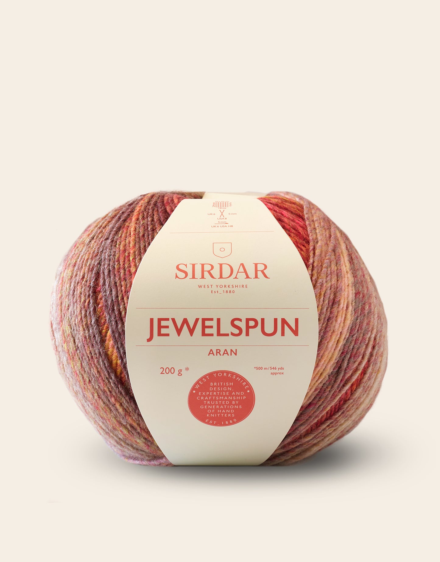 Sirdar 855 Sunstone Amber Jewelspun Aran 200g