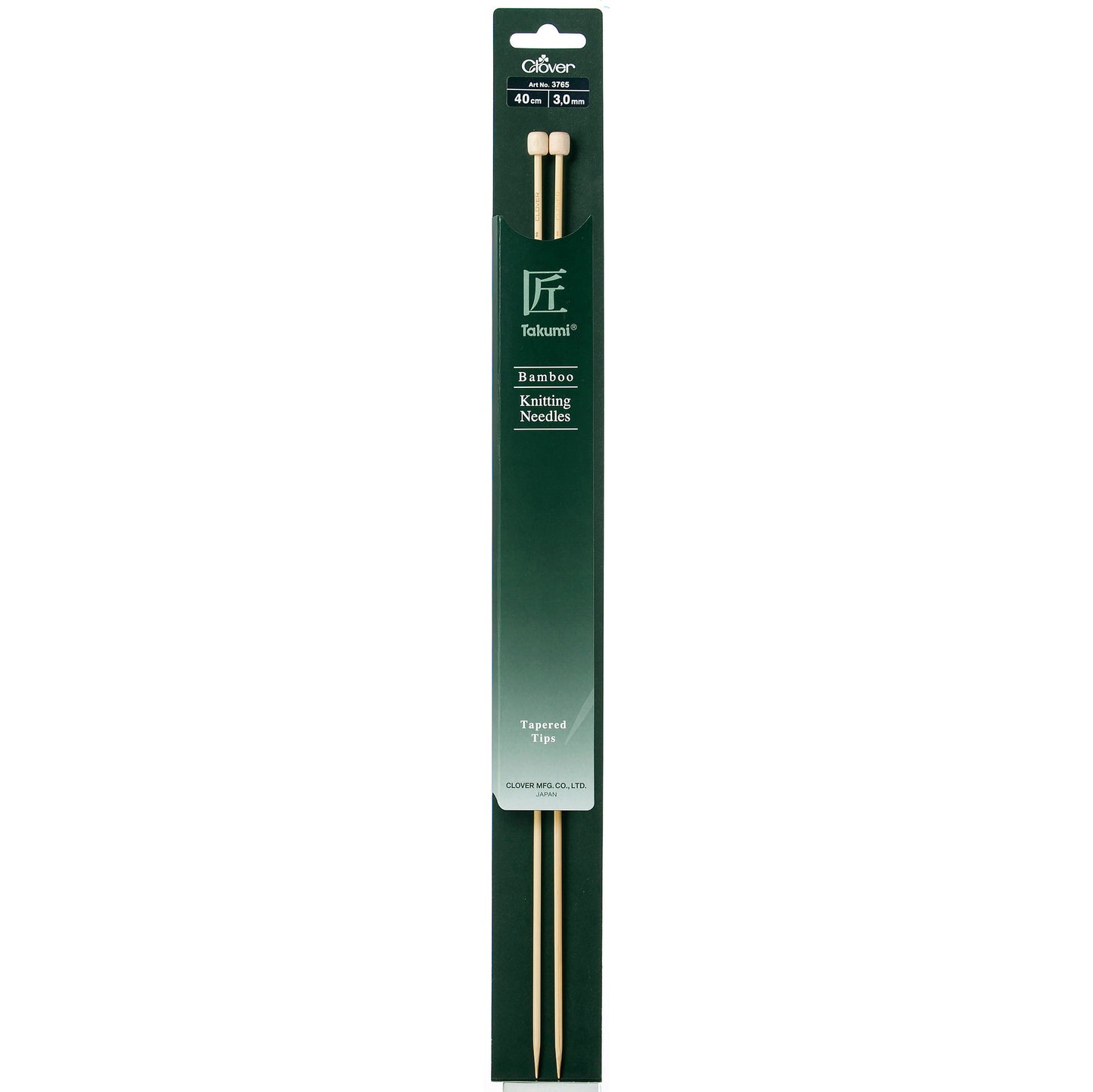 Clover Bamboo 3.00mm 40cm Knitting Needle