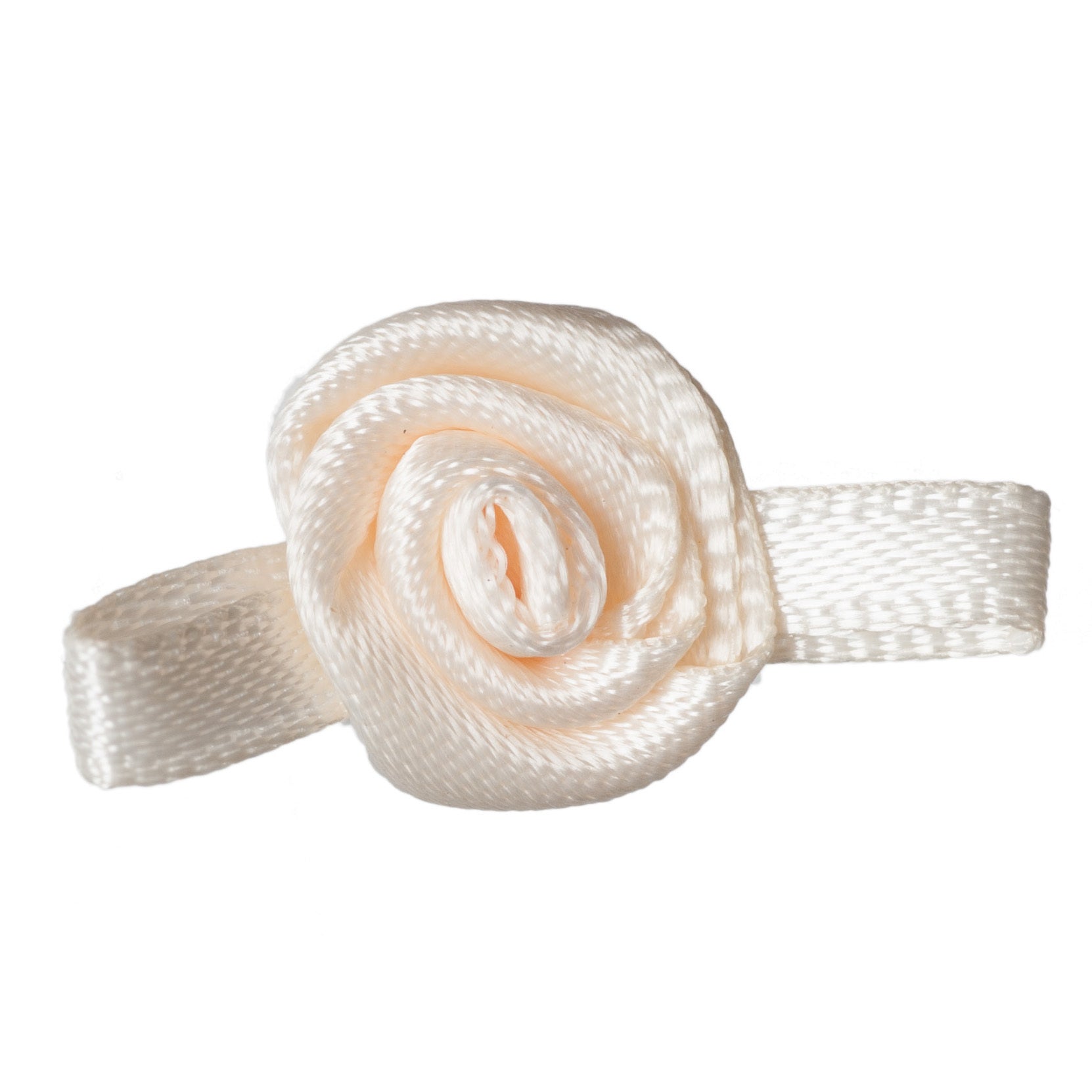 Small Cream Rose with Cream Leaves