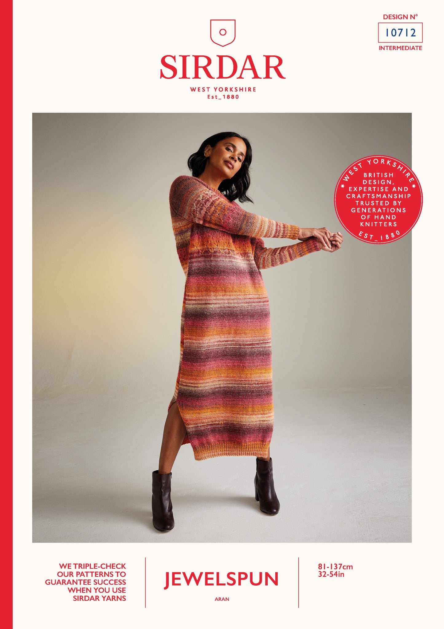 Sirdar 10712 Dress in Jewelspun Booklet
