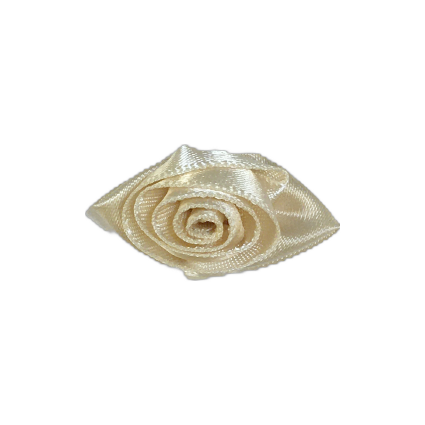 Large Cream Rose with Cream Leaves
