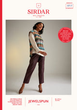 Sirdar 10717 Tunic in Jewelspun Booklet