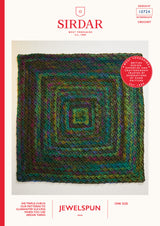 Sirdar 10724 Crochet Blanket in Jewelspun Booklet