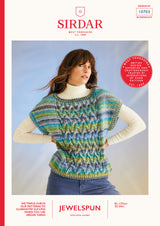 Sirdar 10703 Top in Jewelspun with Wool Chunky Booklet