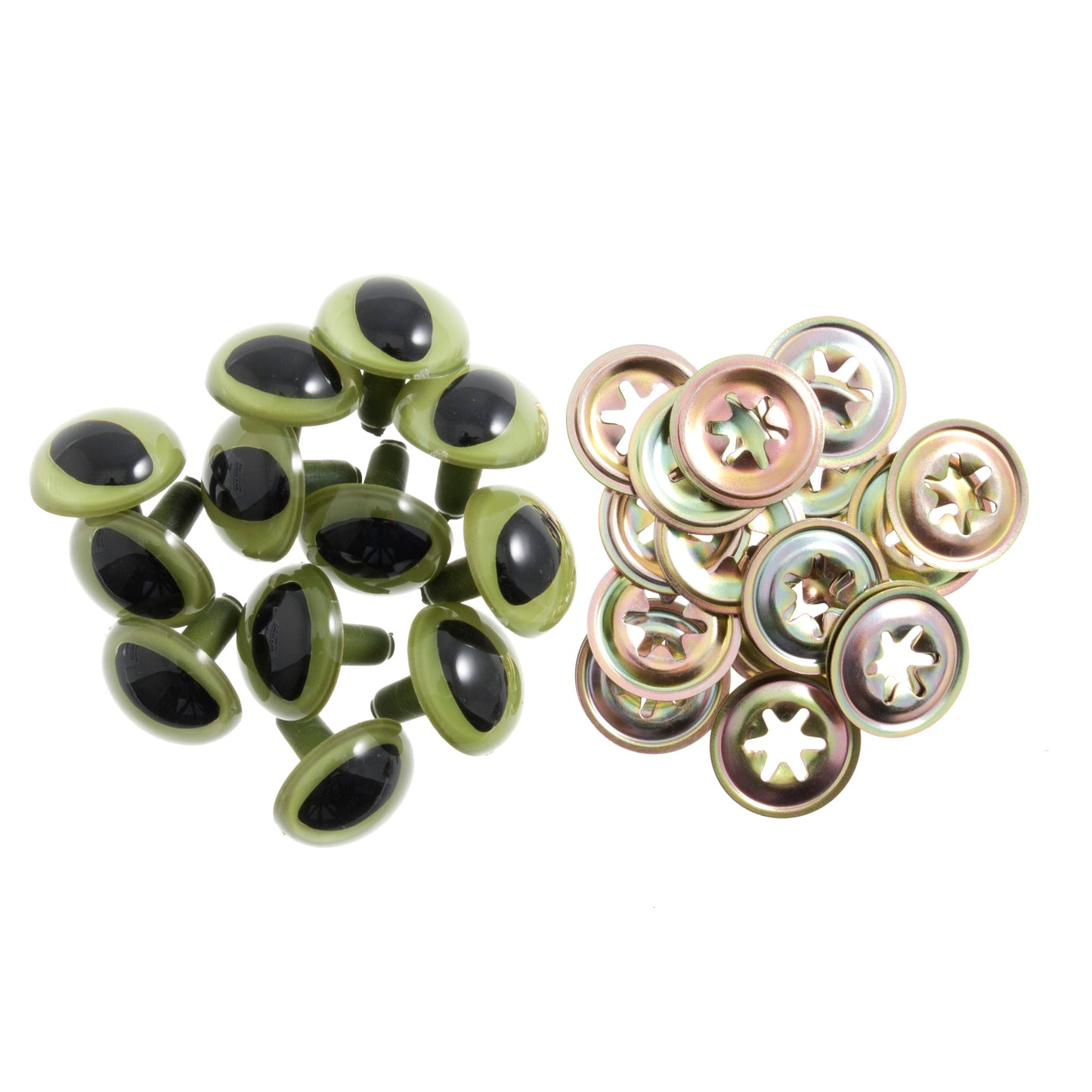 Green Cats Toy Eyes 15mm