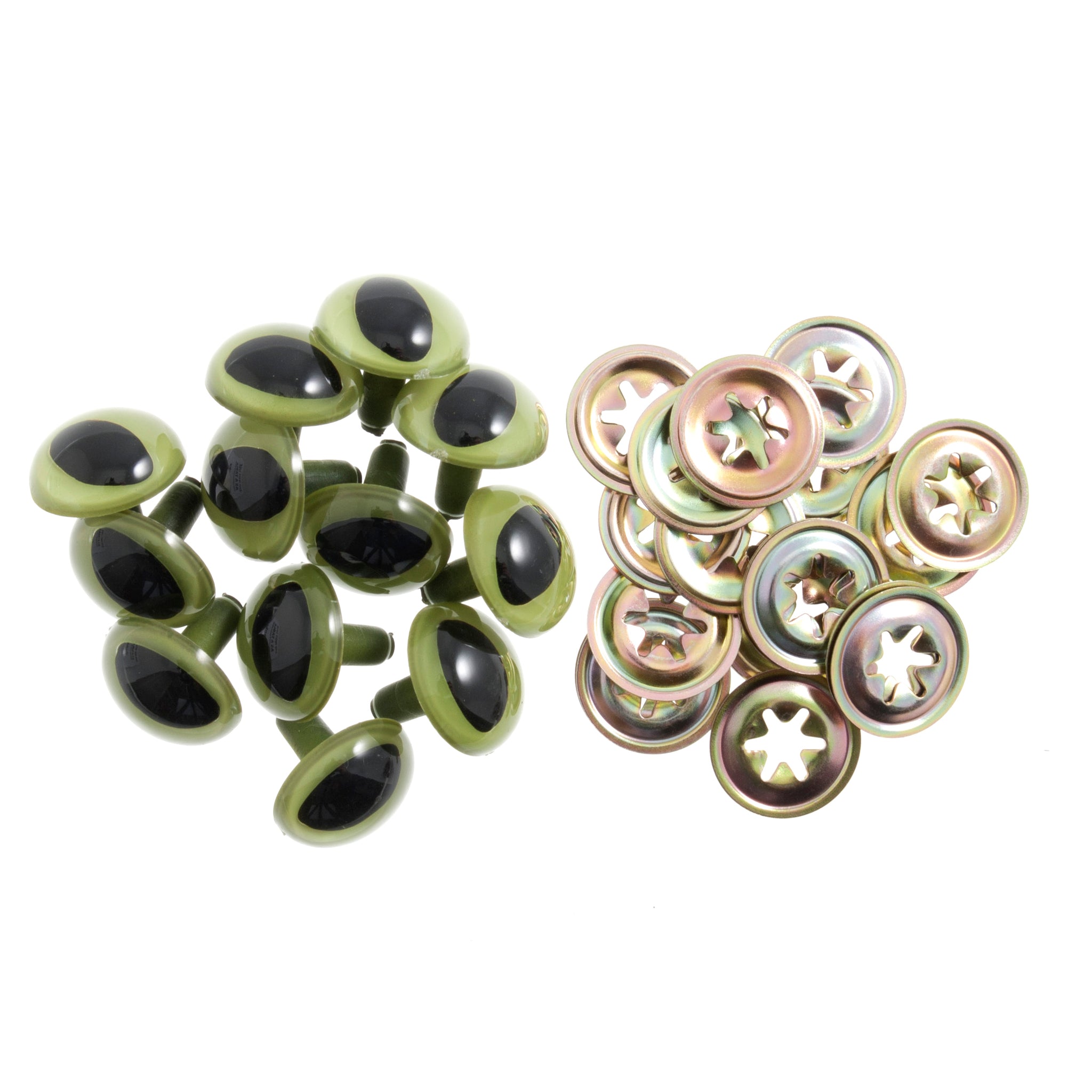 Green Cats Toy Eyes 15mm