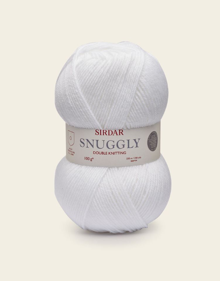 Sirdar Snuggly DK 251 White 100g