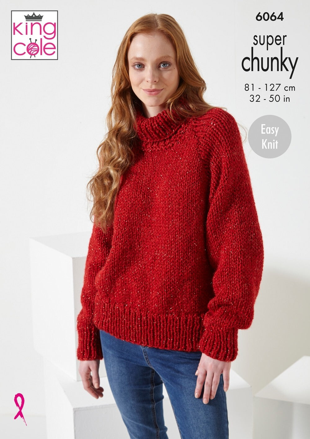 King Cole Celestial Super Chunky 6064 Sweaters Pattern (leaflet)