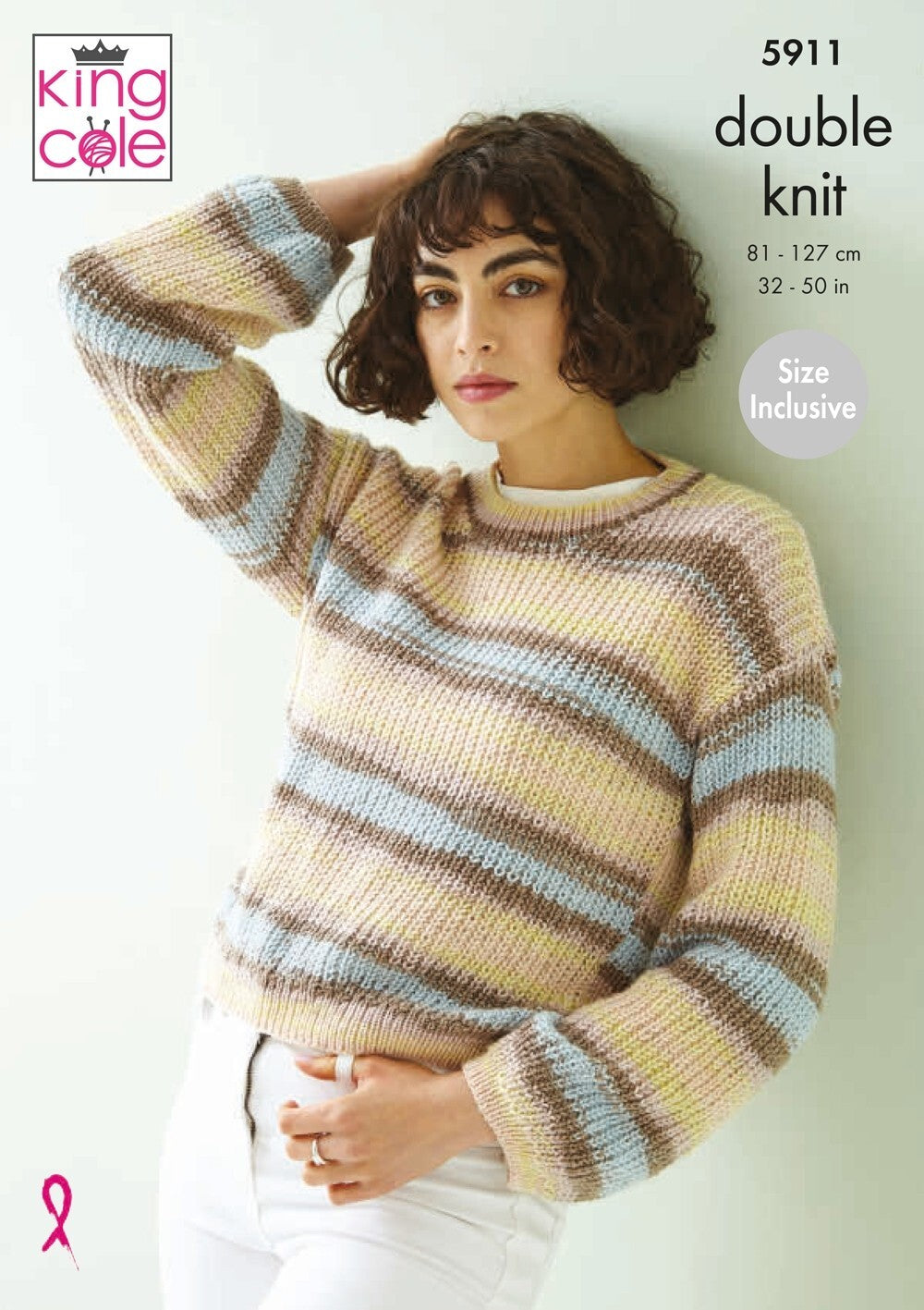 King Cole 5911 Top and Sweater in Beaches DK Pattern