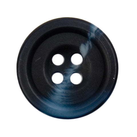 Rimmed Buttons 19mm Navy