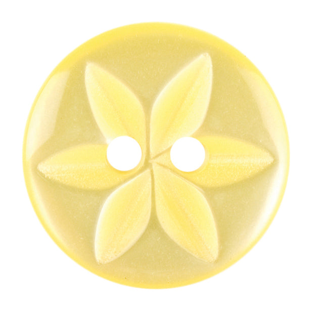 Star Buttons Yellow 16mm