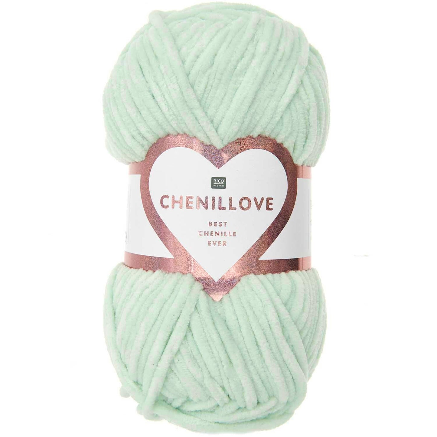 Rico Creative Chenillove Best Chenille Ever Mint 009 Knitting and Crochet Yarn