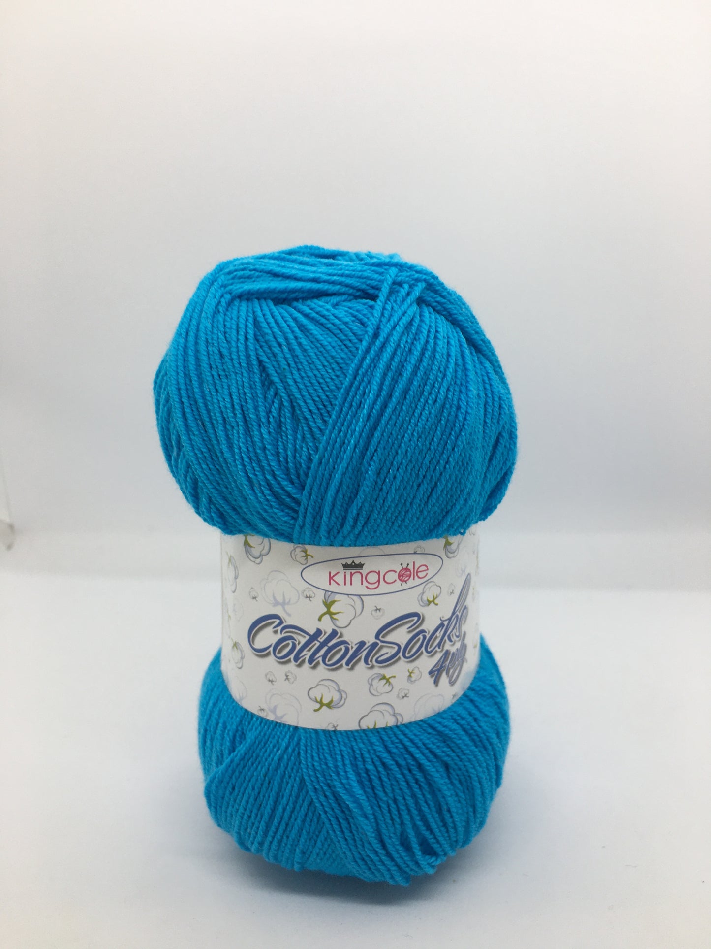 King Cole Azure Cotton Socks 4ply Yarn