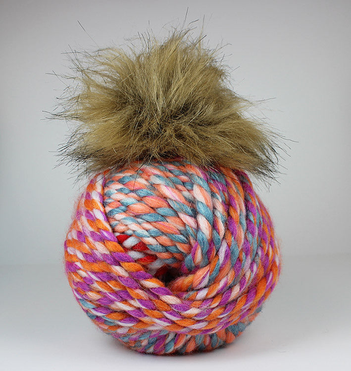 Noggin Hat With Free Pom Pom Kit Horizon 06 Super Chunky Yarn