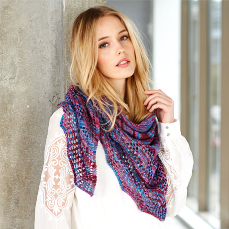Stylecraft 9411 Knitted Shawls 2 Designs Batik Elements